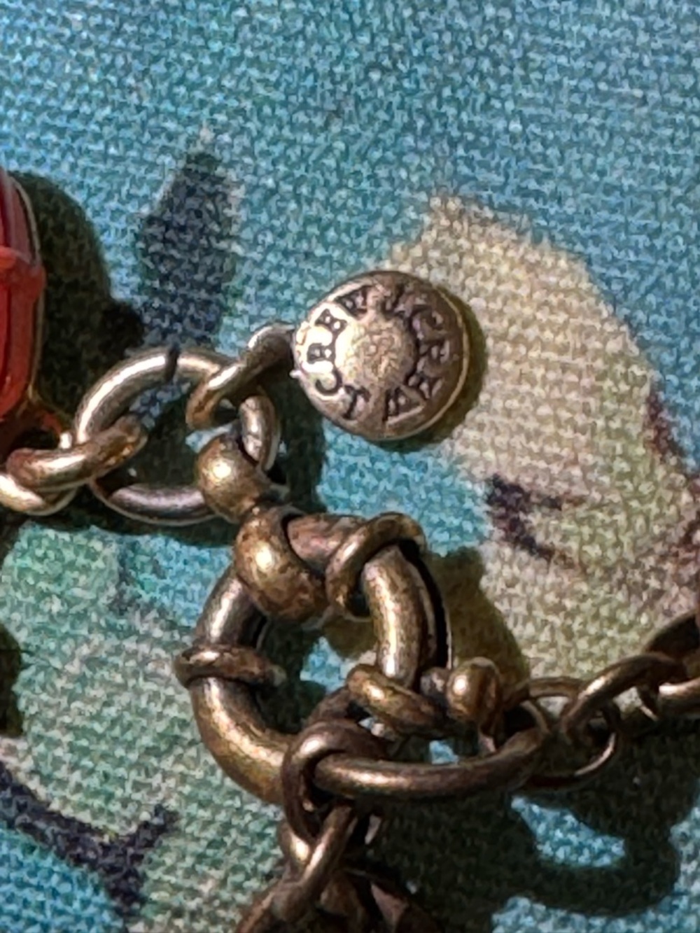 J.Crew multicolor gemstone botanical cluster bracelet - Picture 3 of 3